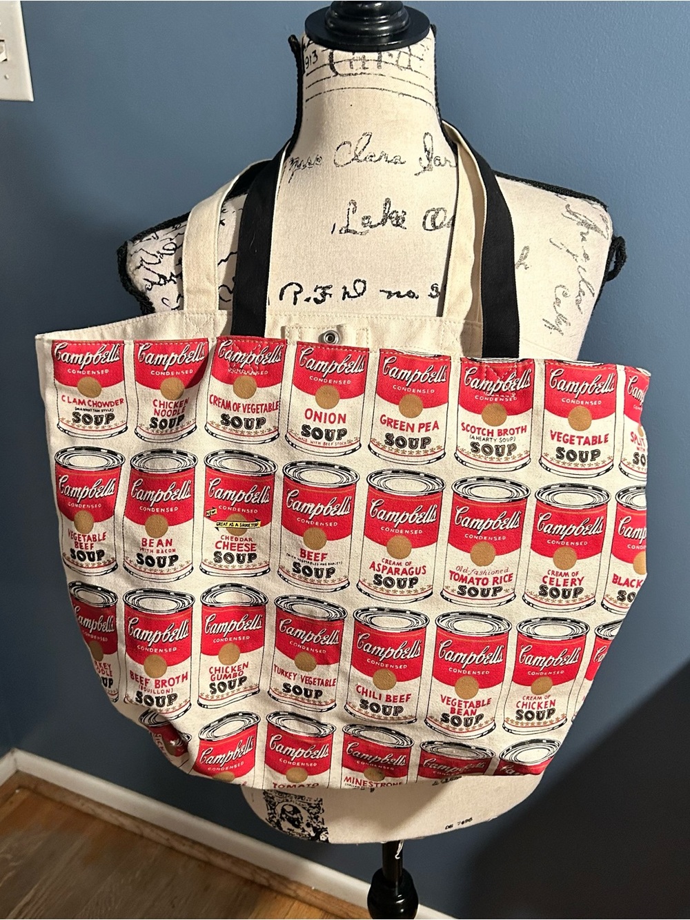 UNIQLO SPRZ NY Andy Warhol Campbell's Soup Canvas Tote Bag MoMA Special Edition
